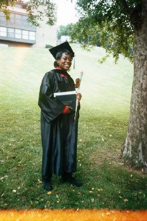 Me at graduation.